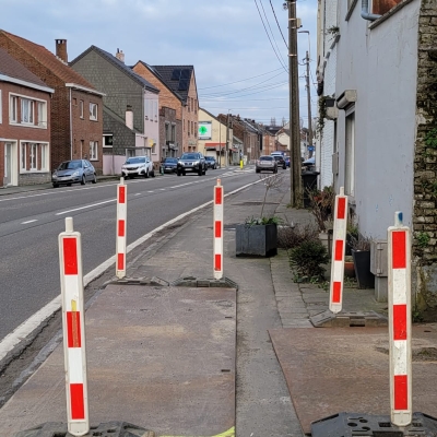 Grez-Doiceau : le Gracq rencontre le chef de district responsable des routes régionales